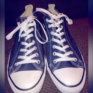 Indigo Converse All Star low top shoes size Mens 11. Never been worn. Brand new.